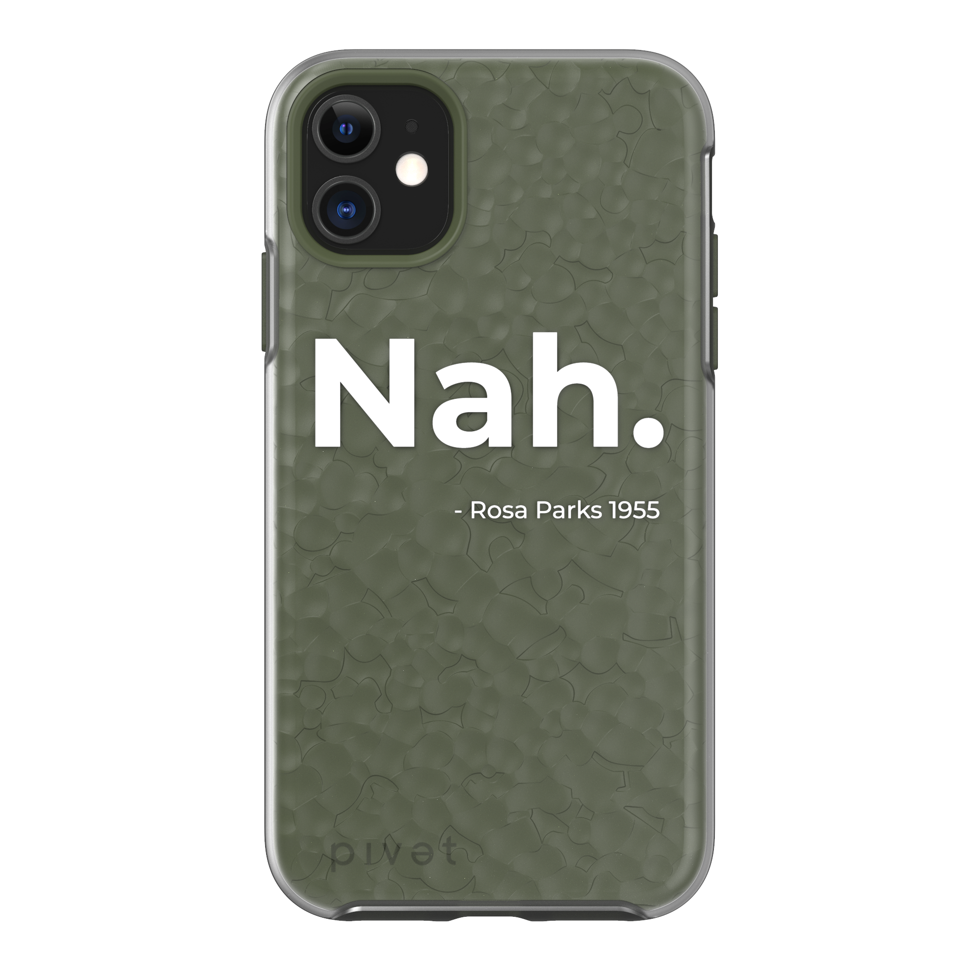 iPhone 11 - glacier+ pro ROSA PARKS olive green